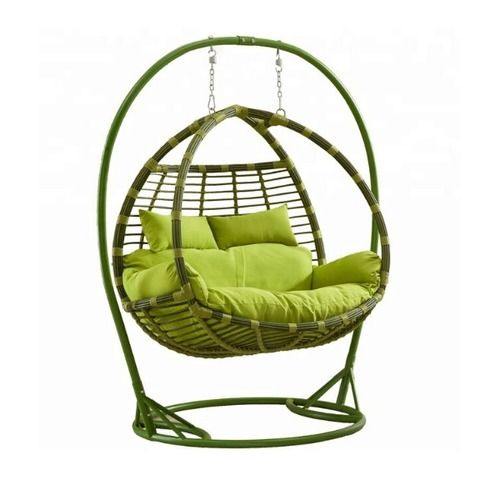 Arvabil Handmade Rattan Hanging Double Egg Jungle Swing Chair No Assembly Required