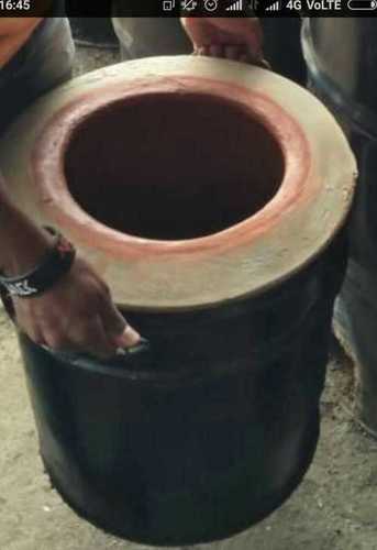 Metal Black Colour Portable Home Clay Tandoor