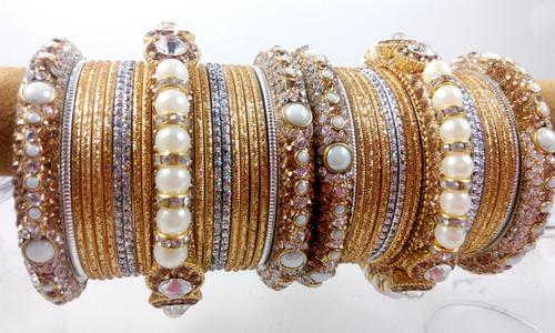 Ethnic Bridal Bangle Double Set