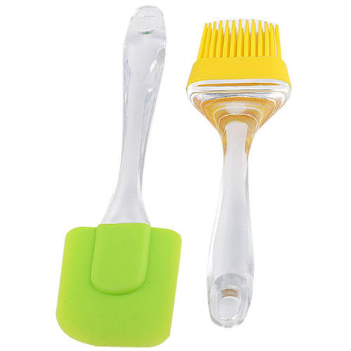 Silicone Spatula And Pastry Brush