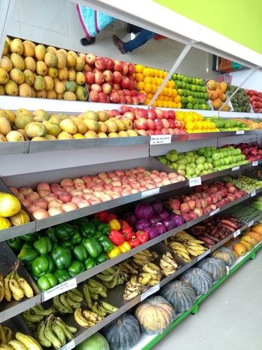 सुपर मार्केट फ्रूट्स एंड वेजिटेबल रैक