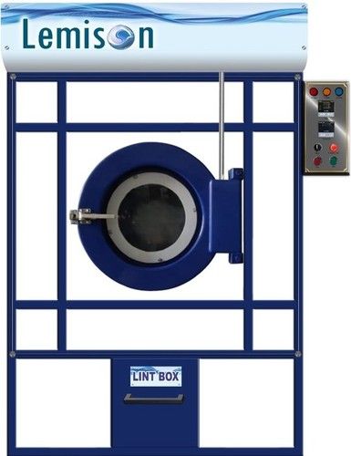 White Blue 120 Kg Capacity Based Tumble Dryer Machine