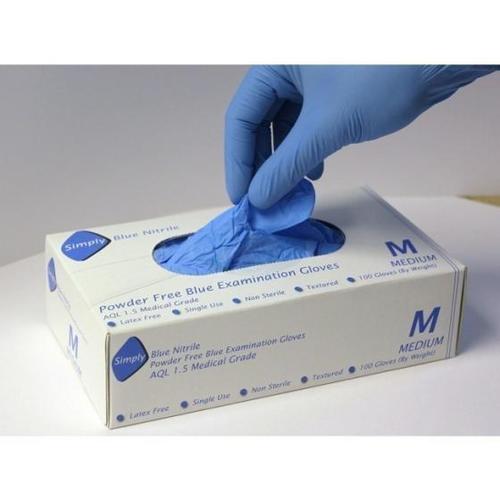 Powder Free Disposable Nitrile Medical Examination Gloves