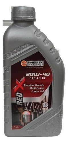 Golden Red Or Orange Powerex Multigrade 20W40 Cf Engine Oil