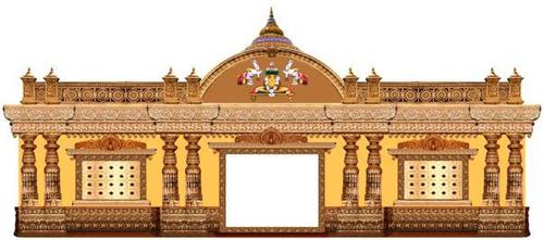 Attractive Fiber Temple Elevation