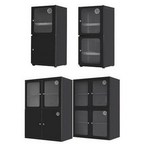 Black Humidity Control Cabinet