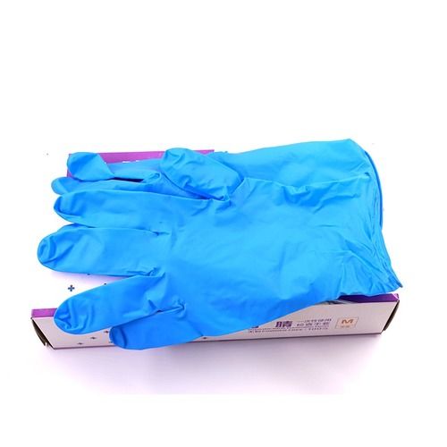 Powder Free Disposable Blue Nitrile Gloves