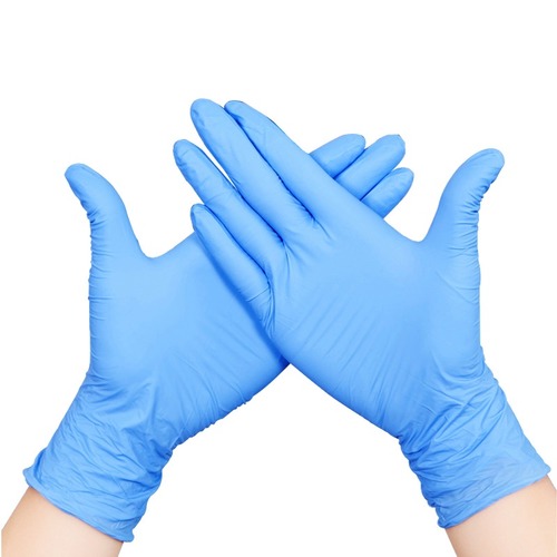 Water Proof Waterproof Powder Free Latex Free Blue Nitrile Gloves