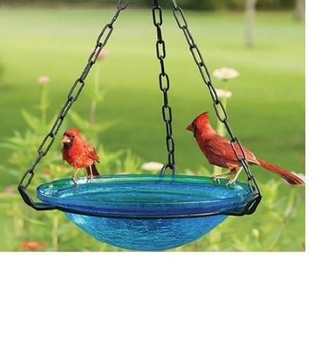 According To Customer Needs Hanging Decorative Bird Bath For Birds