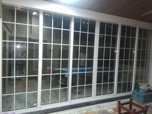 White Powder Coated Aluminum French Window