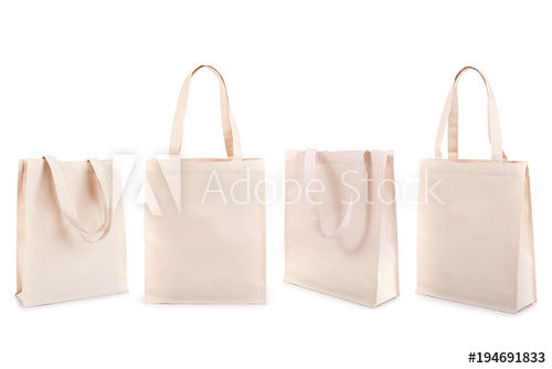 White 100% Cotton Shopping Bags