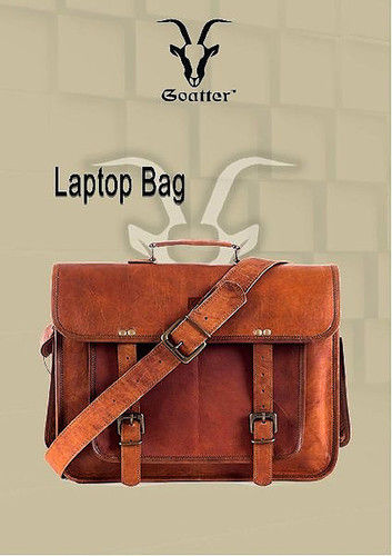 Brown Leather Laptop Bags Design: Trendy