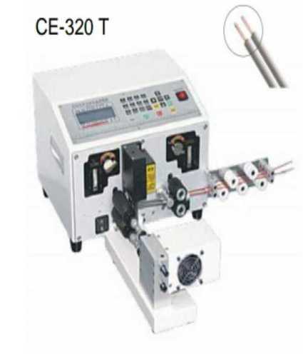 White Automatic Wire Cutting And Twisting Machine 