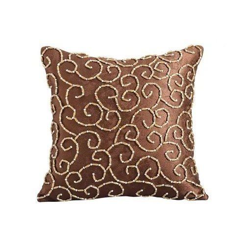 Brown Designer Cushion Cover