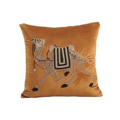 Camel Embroidery Cushion Cover