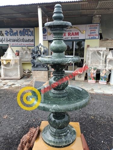 Lower Maintenance Decorative Green Marble Fountain