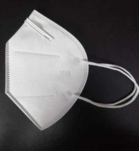 Disposable N95 Face Mask - Flat Fold Design, 95% Filtration Efficiency | Unisex with Elastic Earloop, Manufacturer Warranty