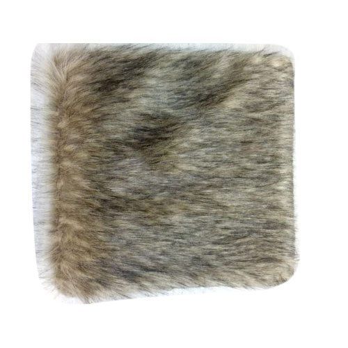 Multicolor Plain Imported Fur Cushion Cover