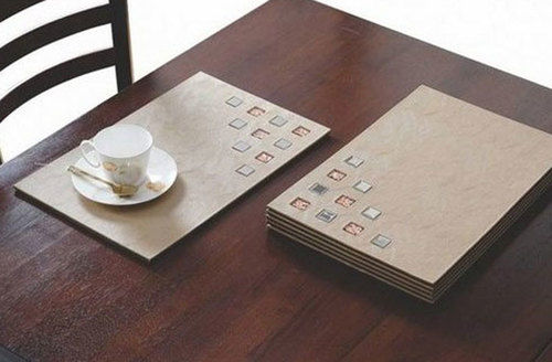 Multicolor Pvc Beige Table Mats