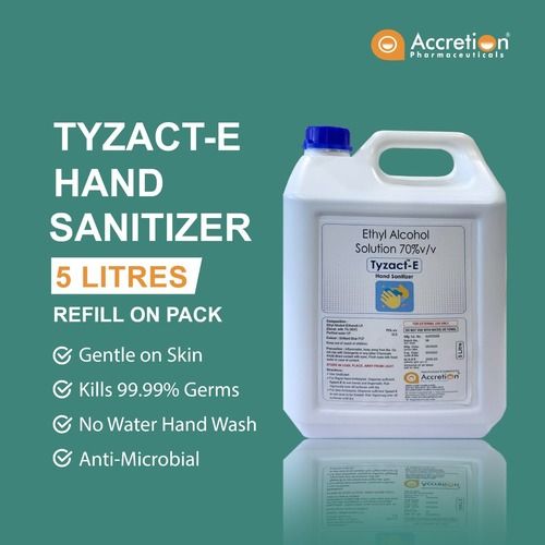 Blue Tyzact-E Hand Sanitizer Liquid