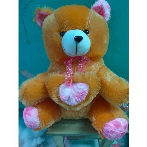 Yellow And Pink Stuffed Teddy Bear