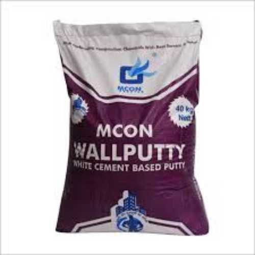 Mcon White Cement Based Wall Putty Grade: Construction