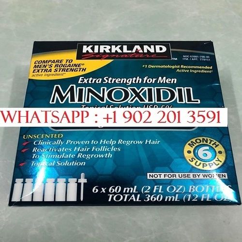 Minoxidil 5 Percentage Extra Strength Hair Loss Regrowth Treatment Men