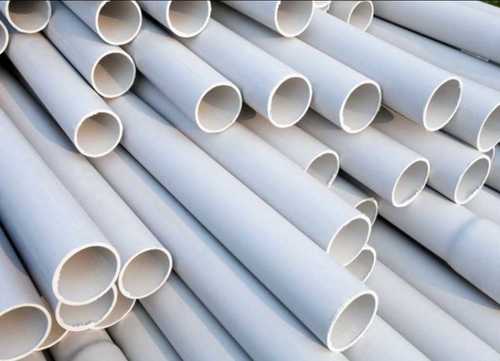 White Round Shape Pvc Pipes