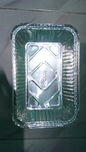 White Aluminum Foil Food Container