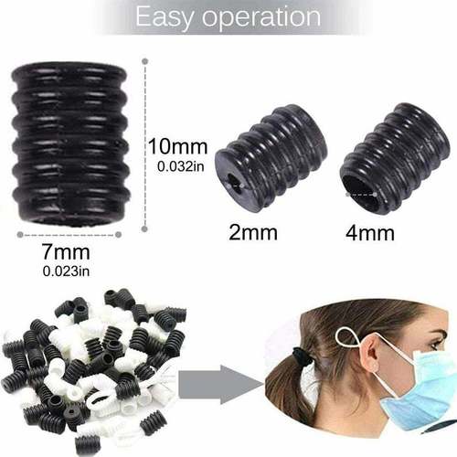 Round Cord Lock Rubber Stopper