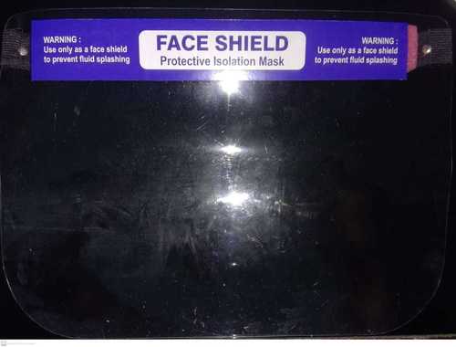 Coronavirus Protective Face Shield - 400 Micron Plastic, Transparent Color | Comfortable, Lightweight, Reusable with Protection Film