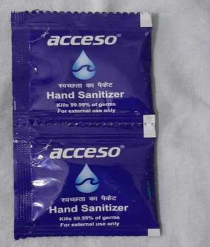 Instant Hand Sanitizer Sachet Age Group: Children