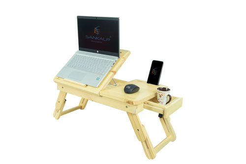सॉलिड वुड लैपटॉप टेबल 