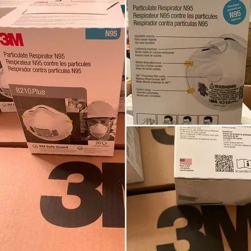 White 3m Particulate Respirator