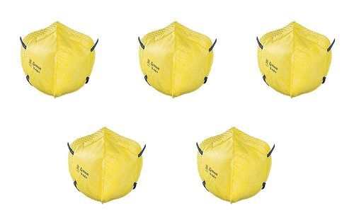 Yellow Colored N95 Respirator Mask Age Group: Suitable For All Ages