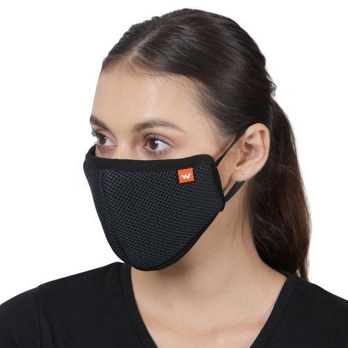 Black Wildcraft Hypa Shield W95 Dust Protection Mask Gender: Unisex