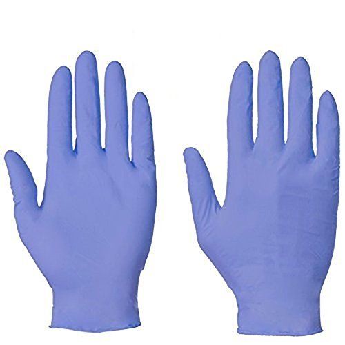 Dawn Blue Colour Coats Nitrile Exam Gloves Powder Free