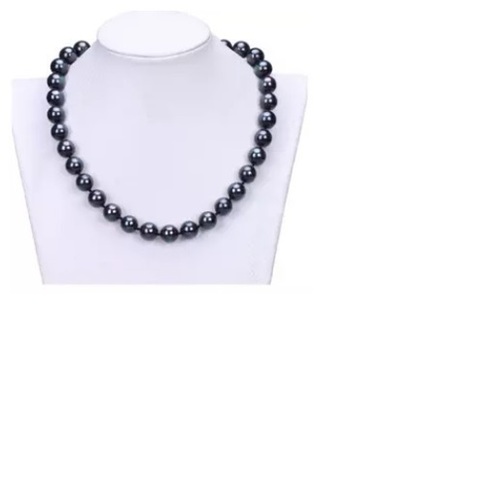 Black Pearl Necklace & Earring Set | Power Sales