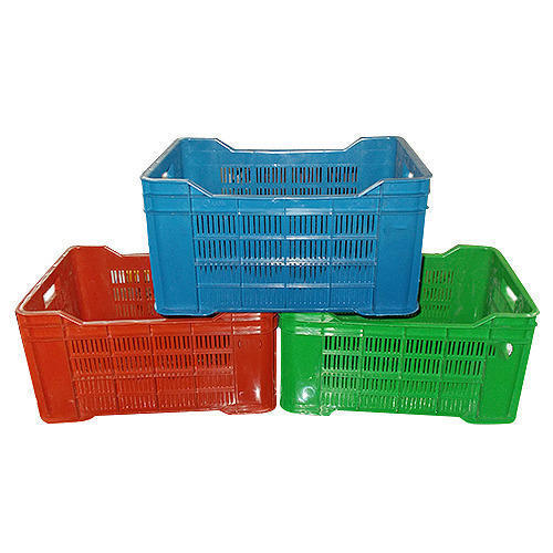 Hdpe Plastic Colored Storage Crates