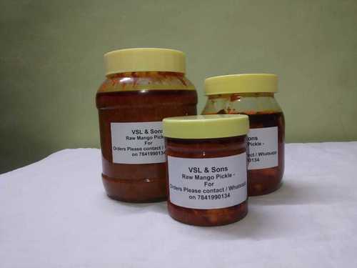 Homemade Raw Spicy Mango Pickle Additives: No