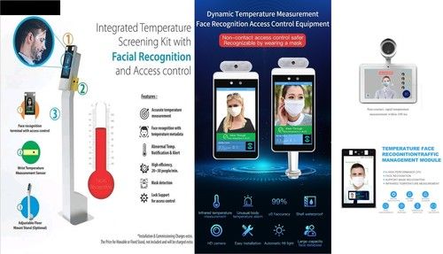 Integrated Temperature Screening Kit With Facial Recognition And Access Control