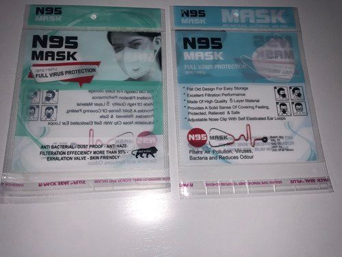 Roto N95 Mask Plastic Packing