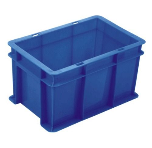 Blue Plastic Storage Crates And Bins