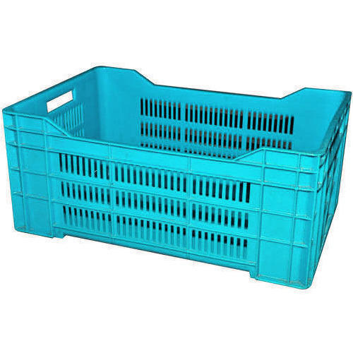 Sky Blue Plastic Storage Crates