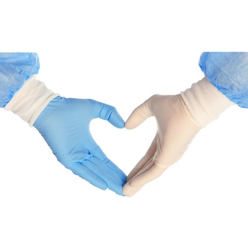 Blue Disposable Surgical Hand Gloves