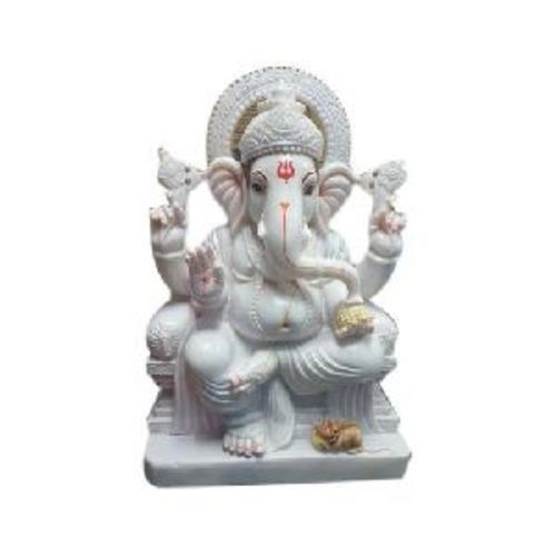 Washable White Marble Ganesha Statue at Best Price in Chennai | Vijey ...