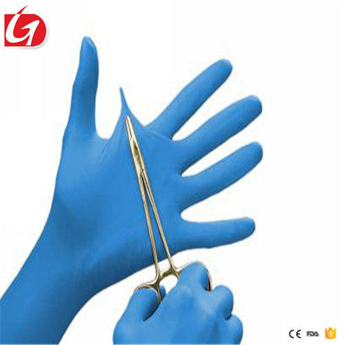 Blue Disposable Nitrile Hand Gloves