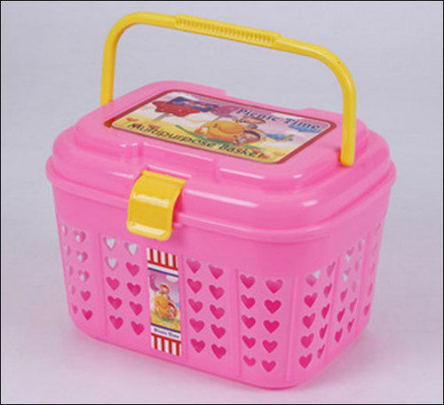 Pink Picnic Time Big Basket