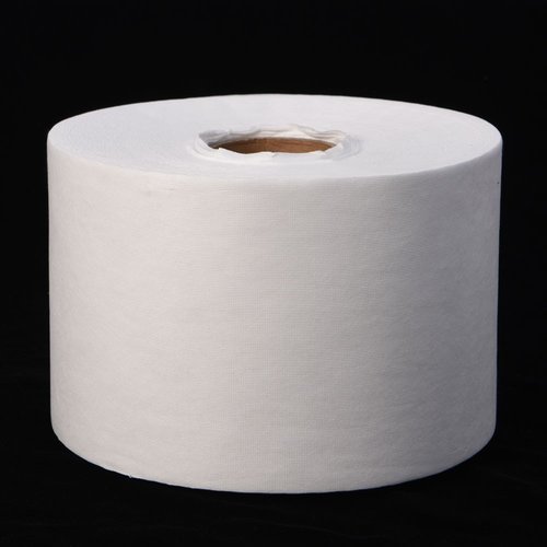 सादा सफेद पिघला हुआ कपड़ा