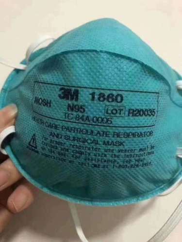 Blue 3M 1860 Mask N95 Surgical Respirator